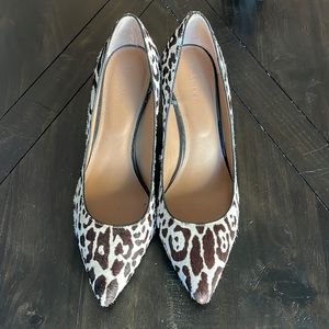 Calvin Klein Leopard Hide Heels